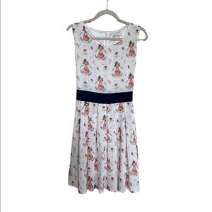 L.A Soul Printed Sleeveless Fox Dress